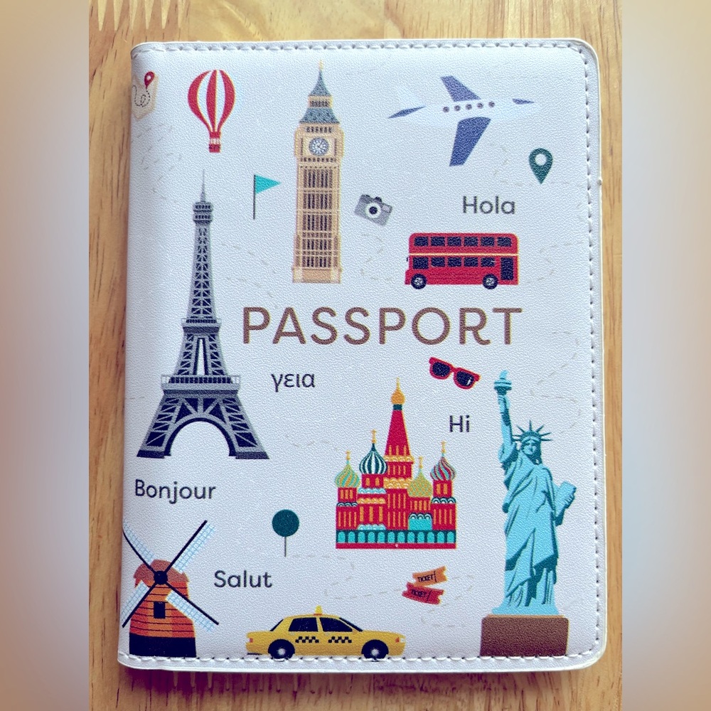 2 Travel-Themed Passport Holders - Picture 2 of 5